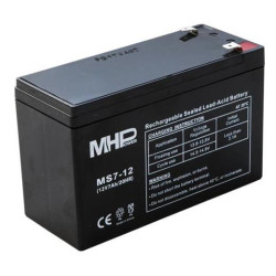 Baterie MHPower MS7-12 VRLA AGM 12V/7Ah, náhrada za RBC2