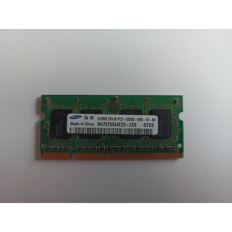 !BAZAR! - Samsung 512MB DDR2 667Mhz CL5, M470T6554EZ3-CE6