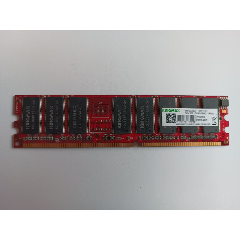 !BAZAR! - Kingmax 256MB DDR-400 MPXB62F-38KT3R UDIMM PC3200 NON-ECC
